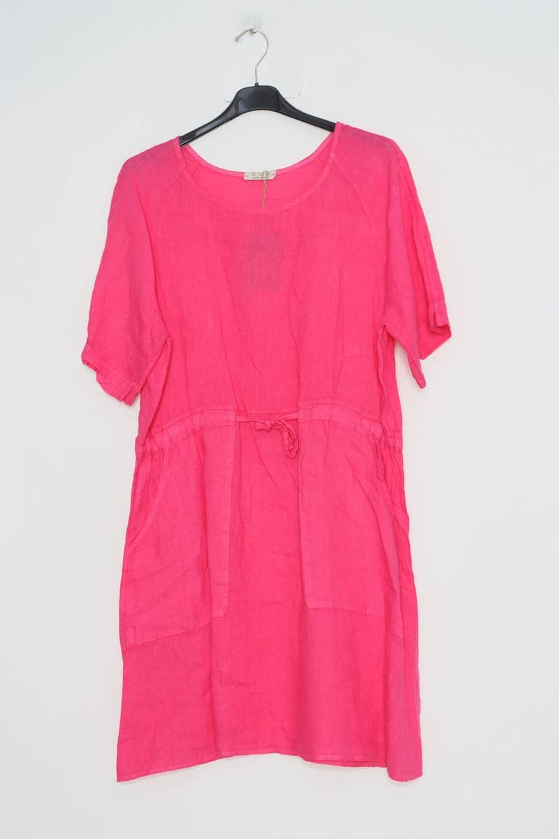 100% linen dresses REF. 1436: White