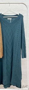 Worthier Sahira wool blend knit dress