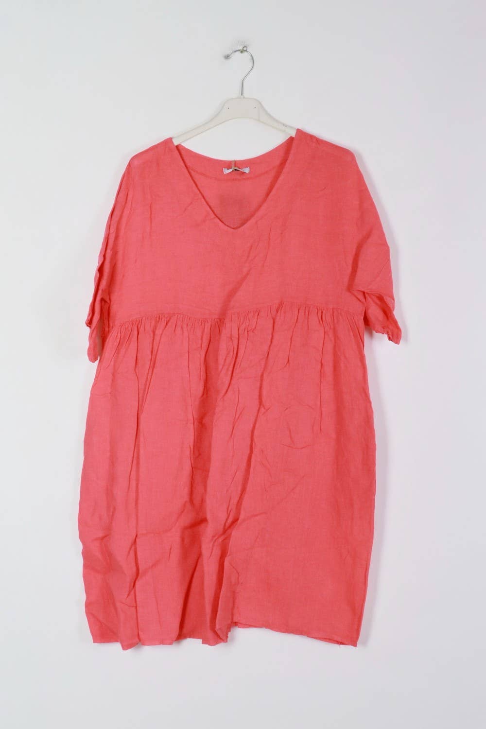 Baby doll linen dress