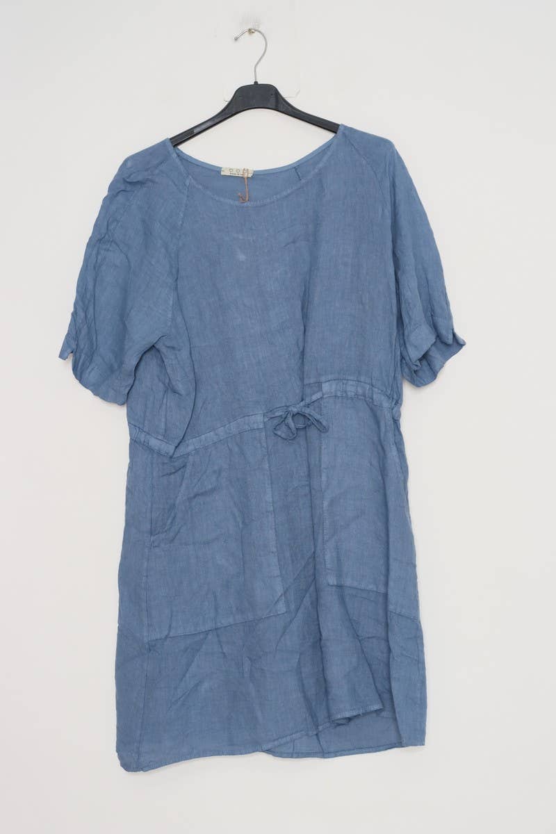 100% linen dresses REF. 1436: Black