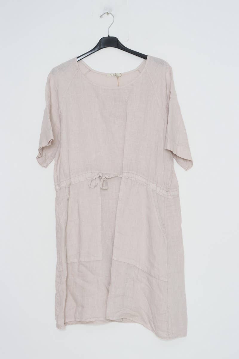 100% linen dresses REF. 1436: White