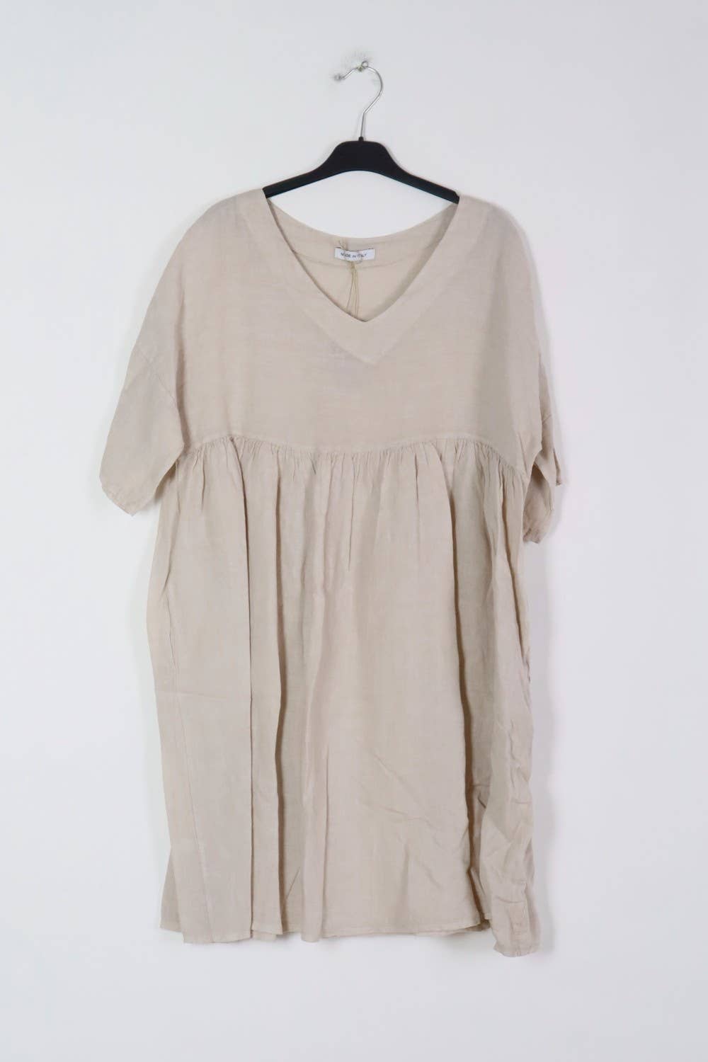 Baby doll linen dress