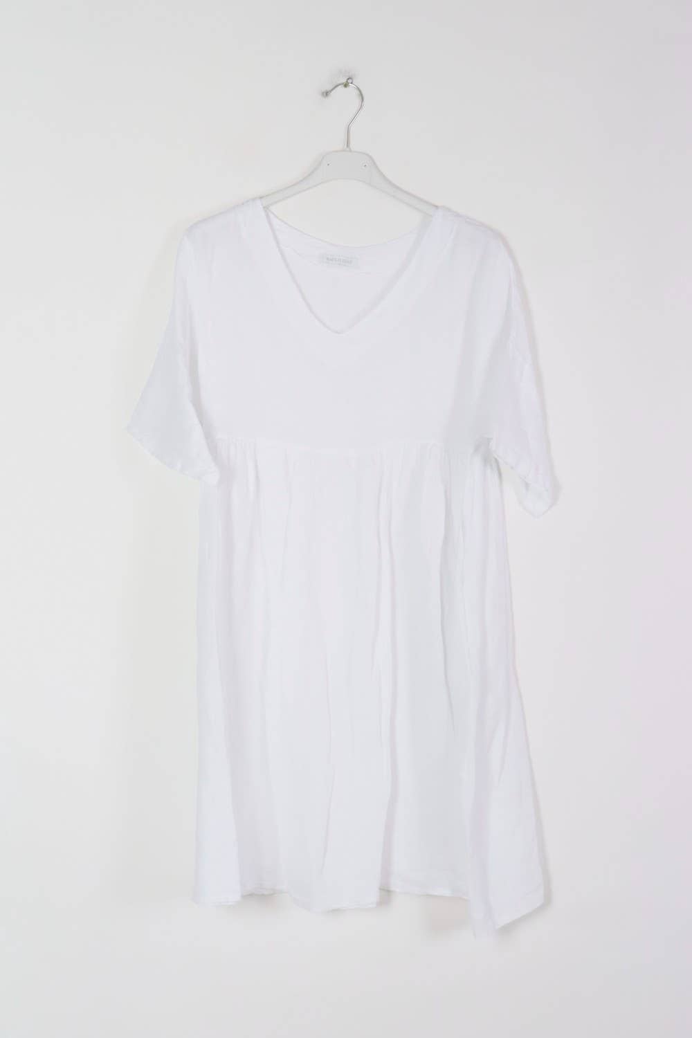 Baby doll linen dress