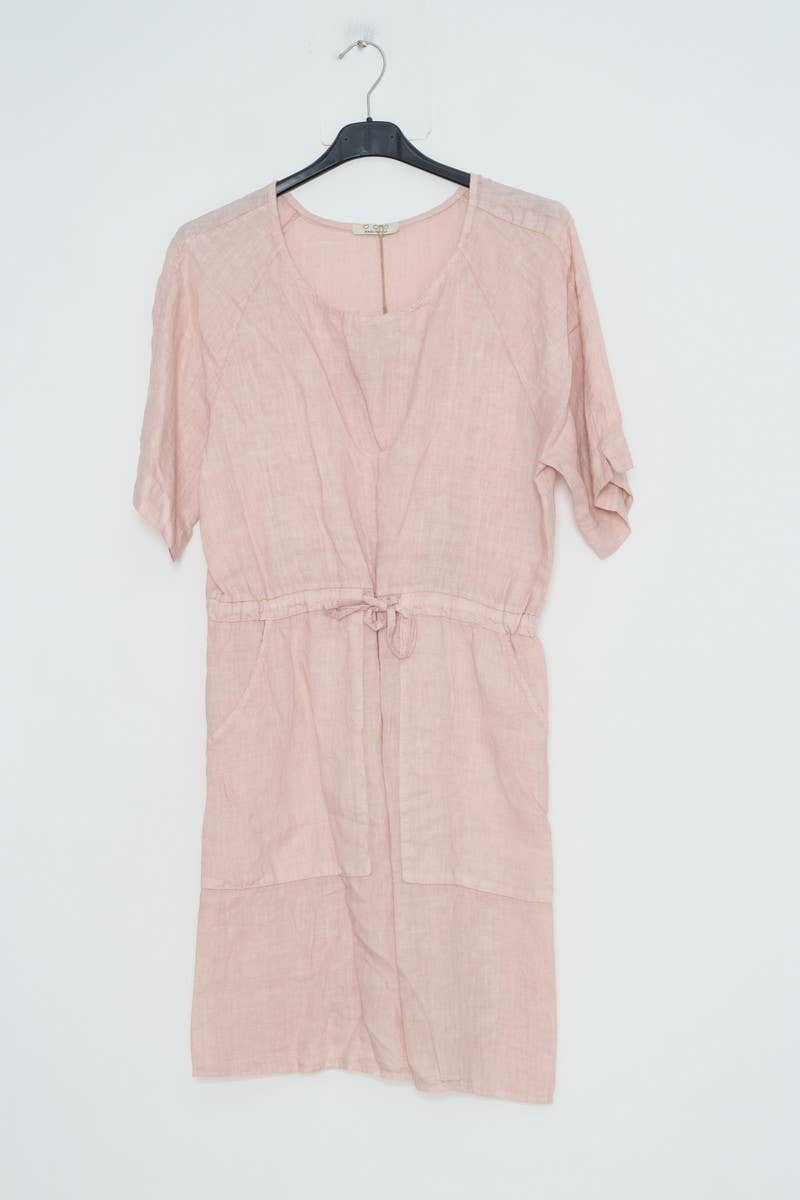 100% linen dresses REF. 1436: Black