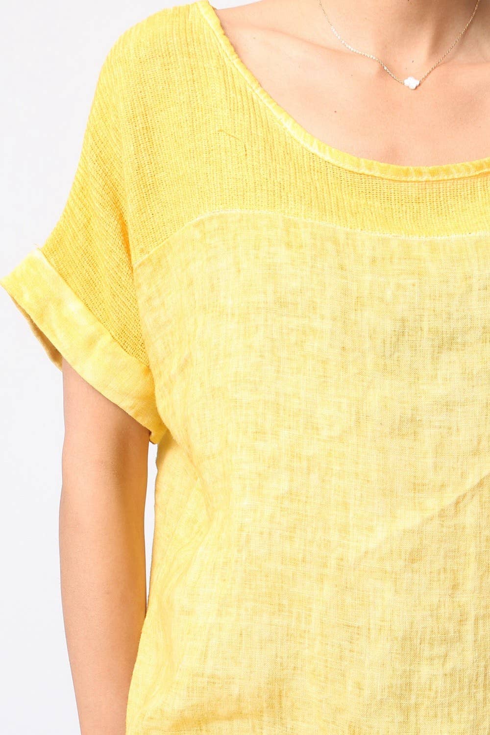 100% Linen Blouse REF.641: Black / Unique