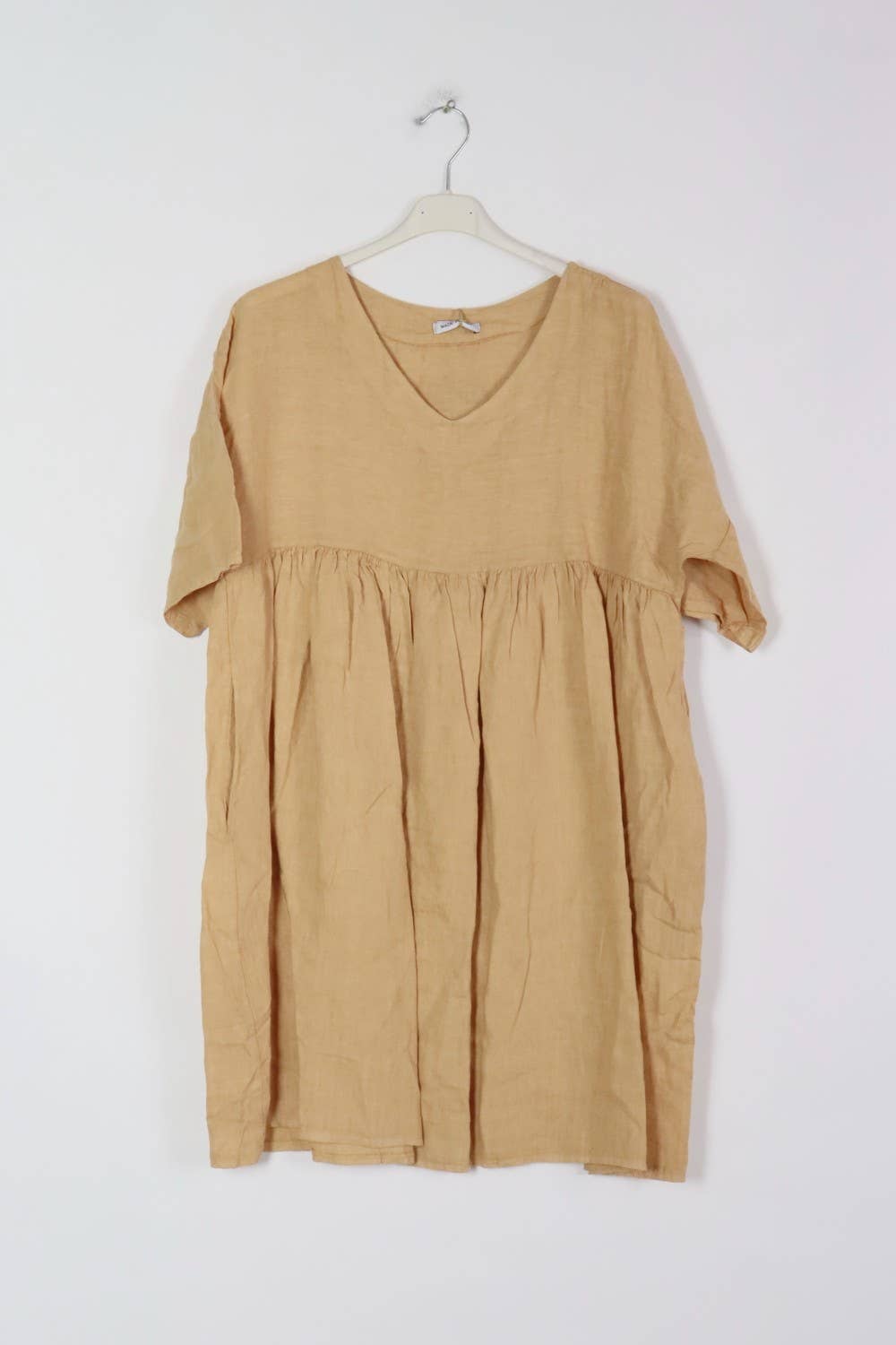 Baby doll linen dress