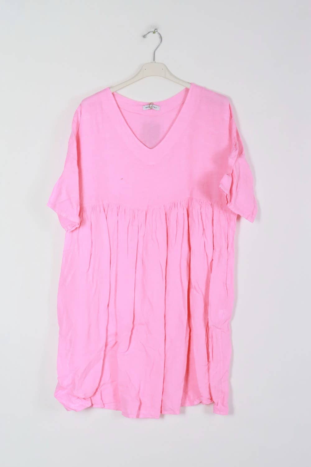 Baby doll linen dress