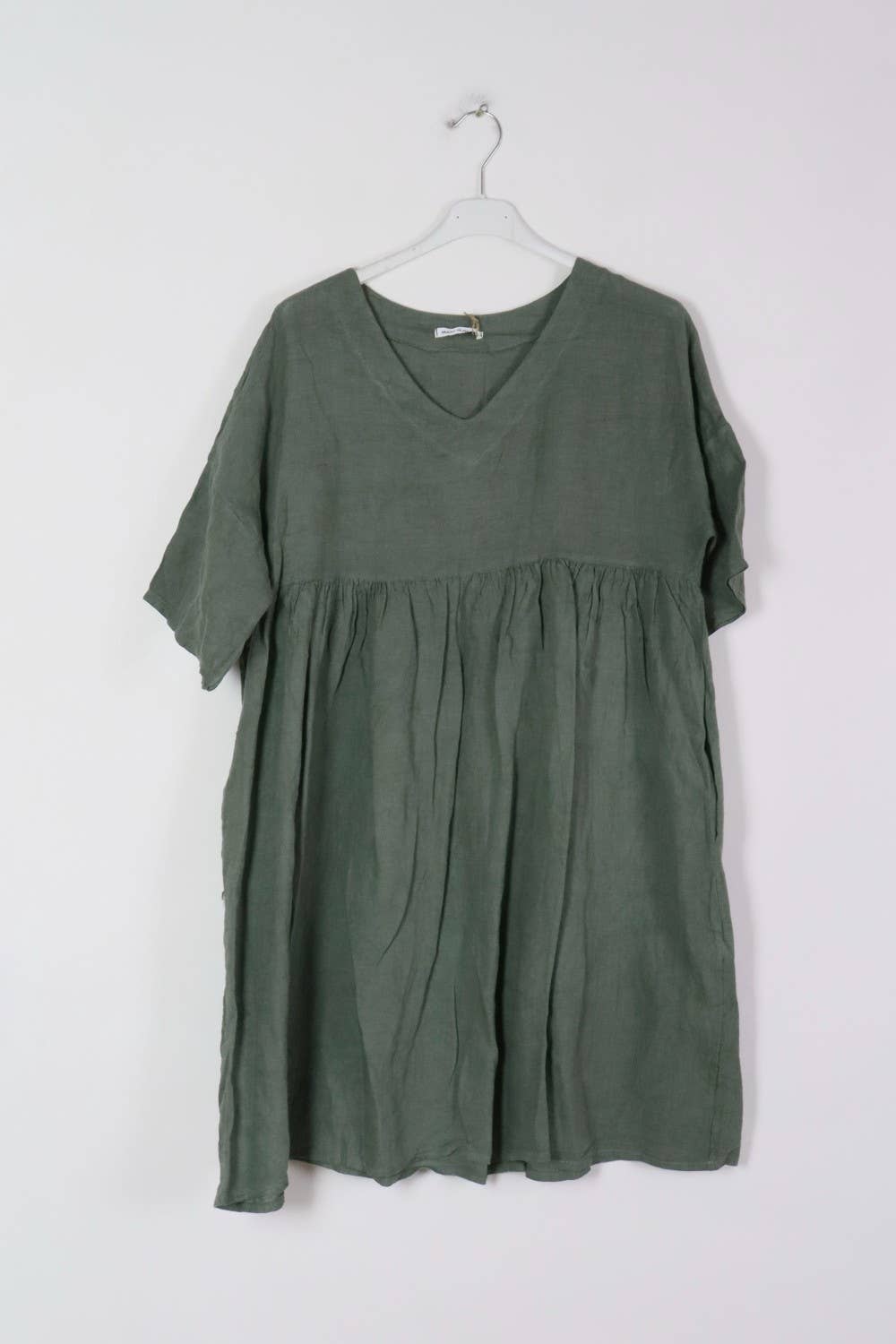 Baby doll linen dress