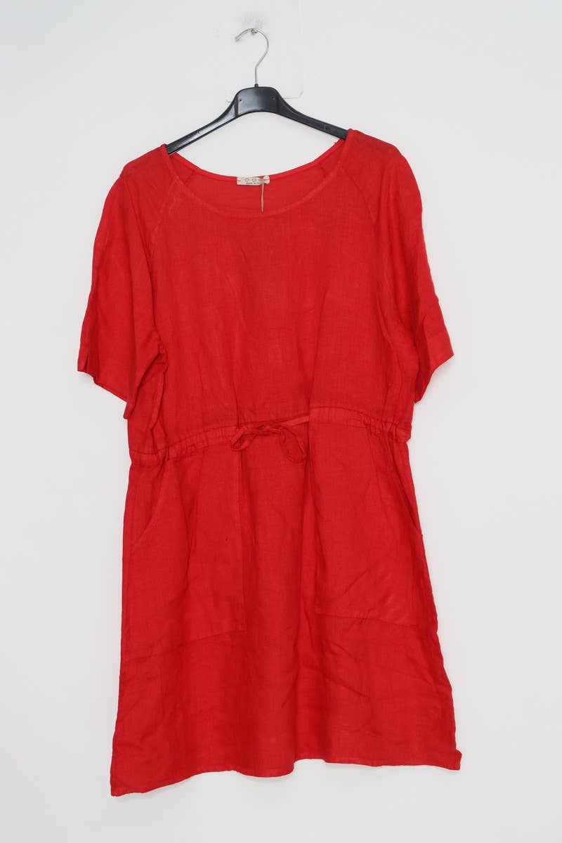 100% linen dresses REF. 1436: White