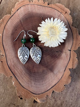Load image into Gallery viewer, Turkish silver Aztec earrings
